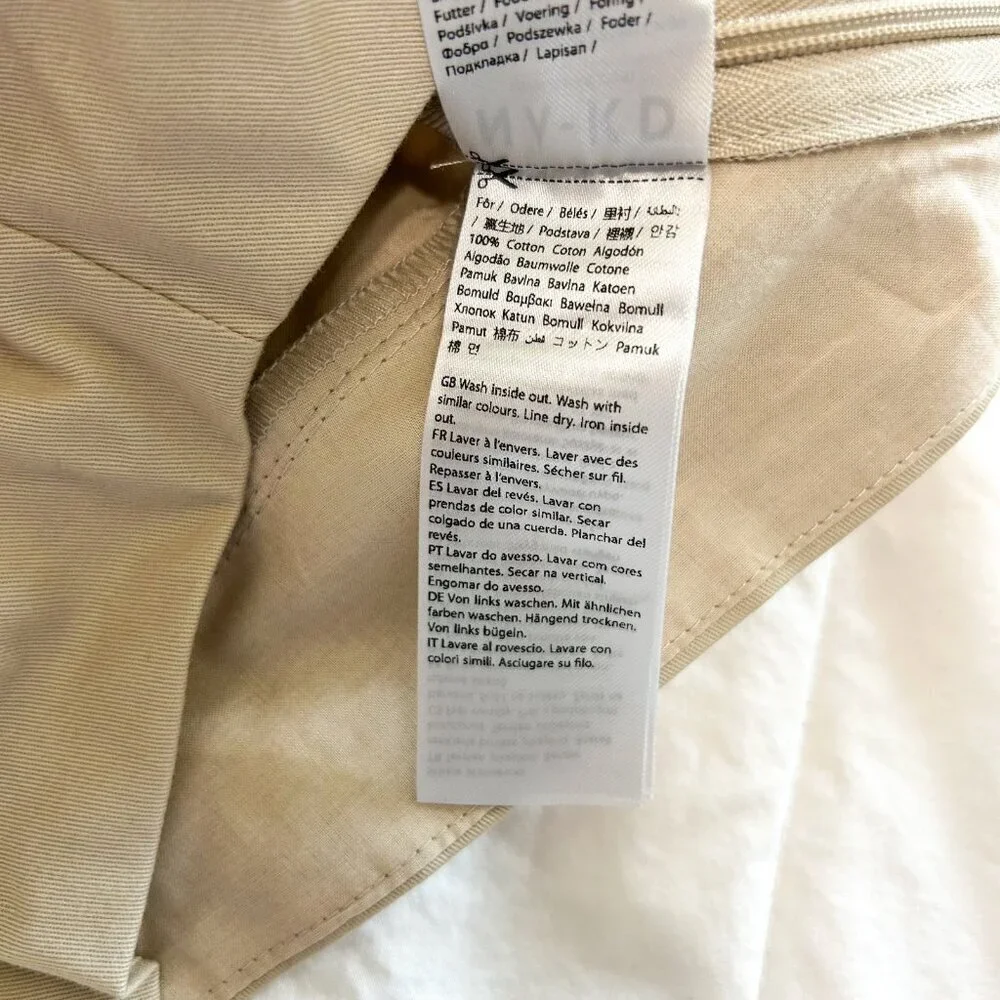 NWT NA-KD Cargo Corset Top Beige Tan Bustier Style Women’s Size US2